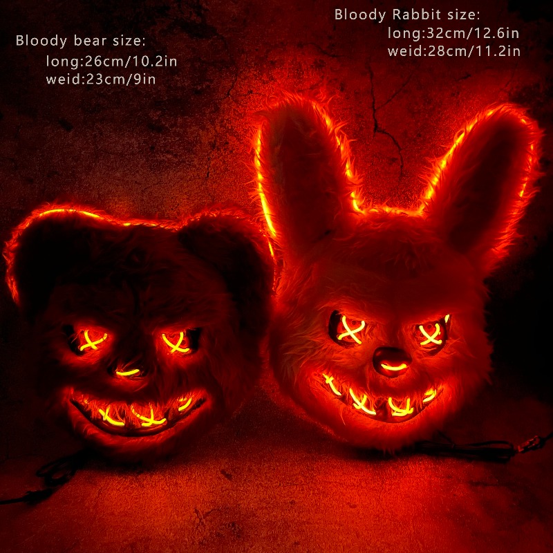 Halloween Cosplay Party Lumino - Led Purge Mask Halloween 评论和价格