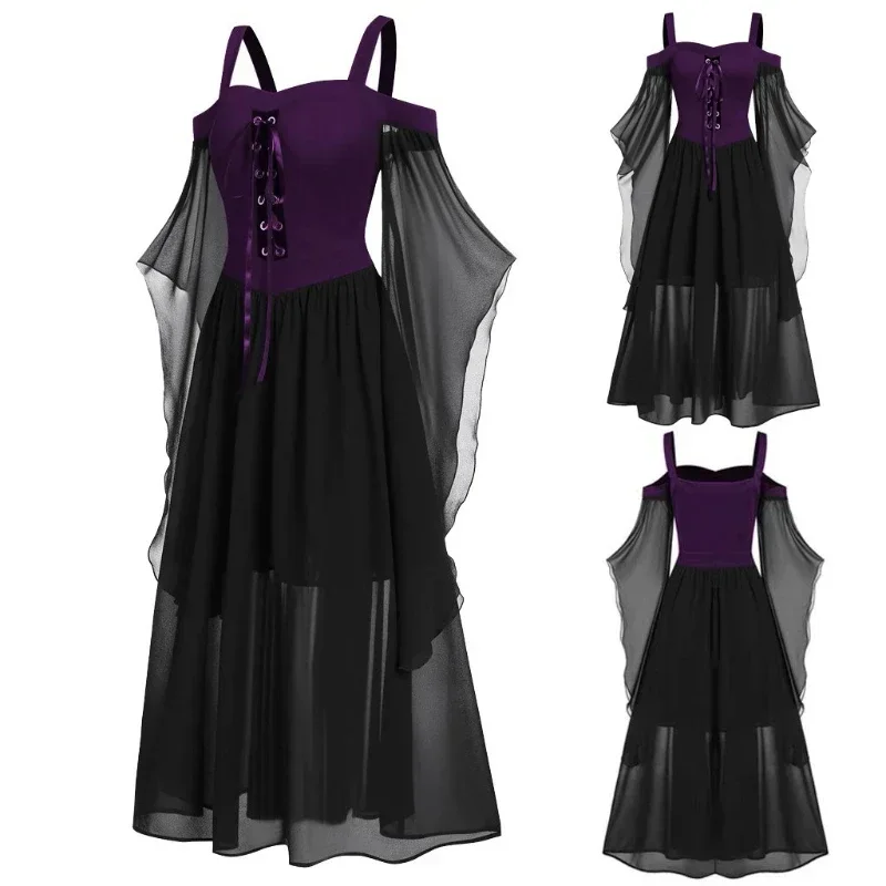New Medieval Witch Dress for W - Medieval Renaissance Dress Women 评论和价格