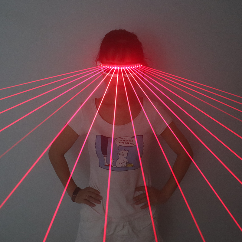 650nm Red Laser Glasses Stage  - Glow In The Dark Party Glasses 评论和价格