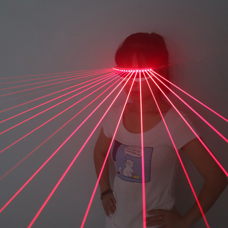 650nm Red Laser Glasses Stage  - Glow In The Dark Party Glasses 评论和价格