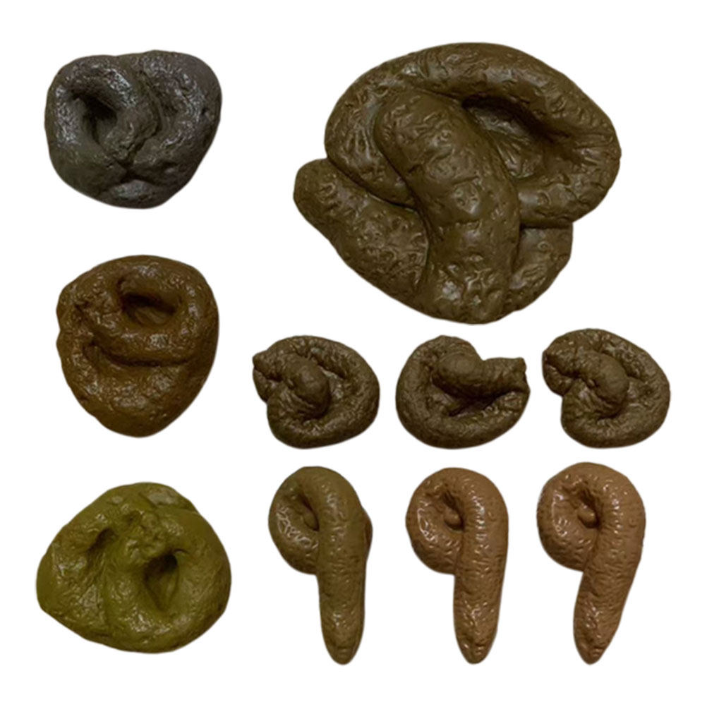 10Pcs Realistic Fake Poop Pran - Fake Poop Gag Gift 评论和价格