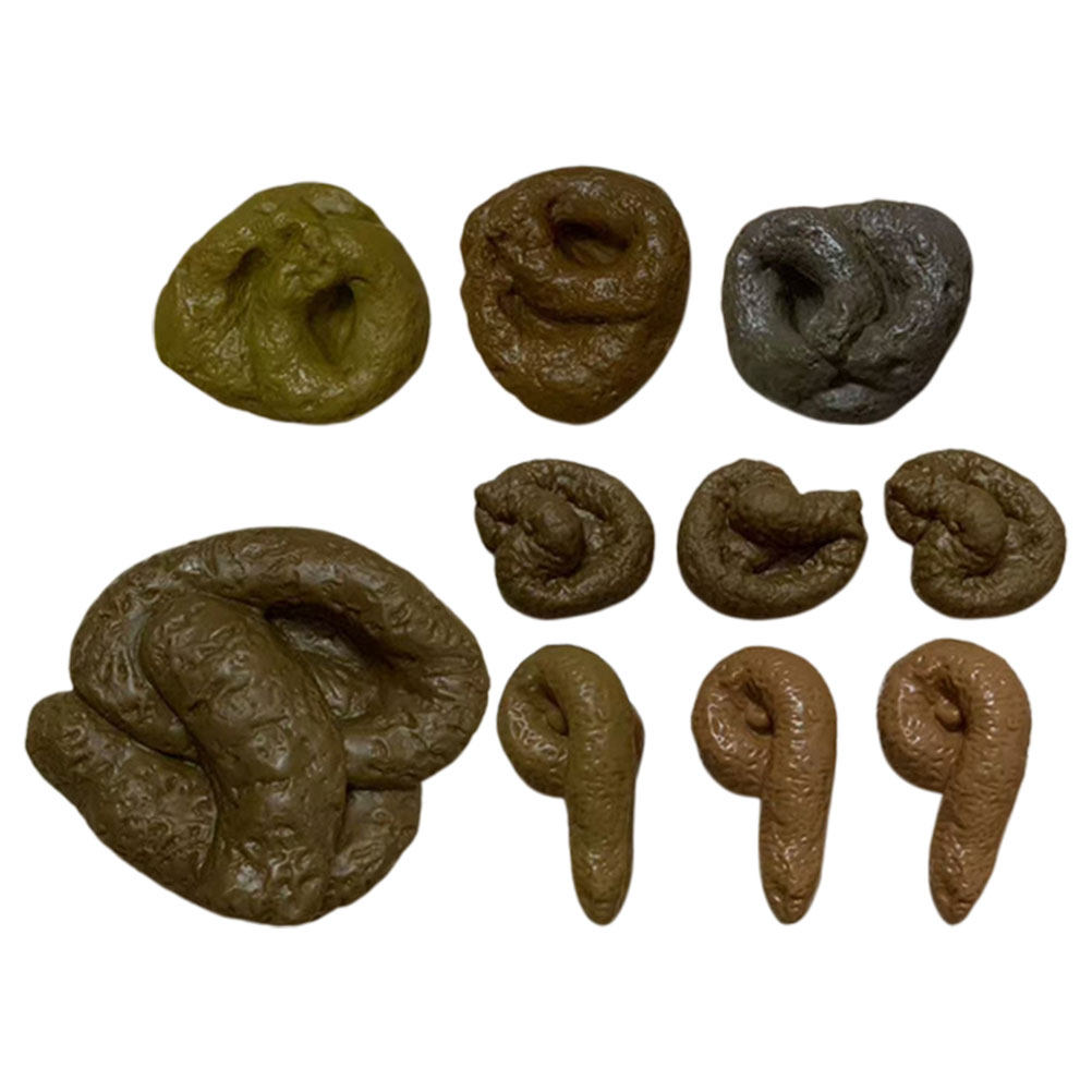 10Pcs Realistic Fake Poop Pran - Fake Poop Gag Gift 评论和价格