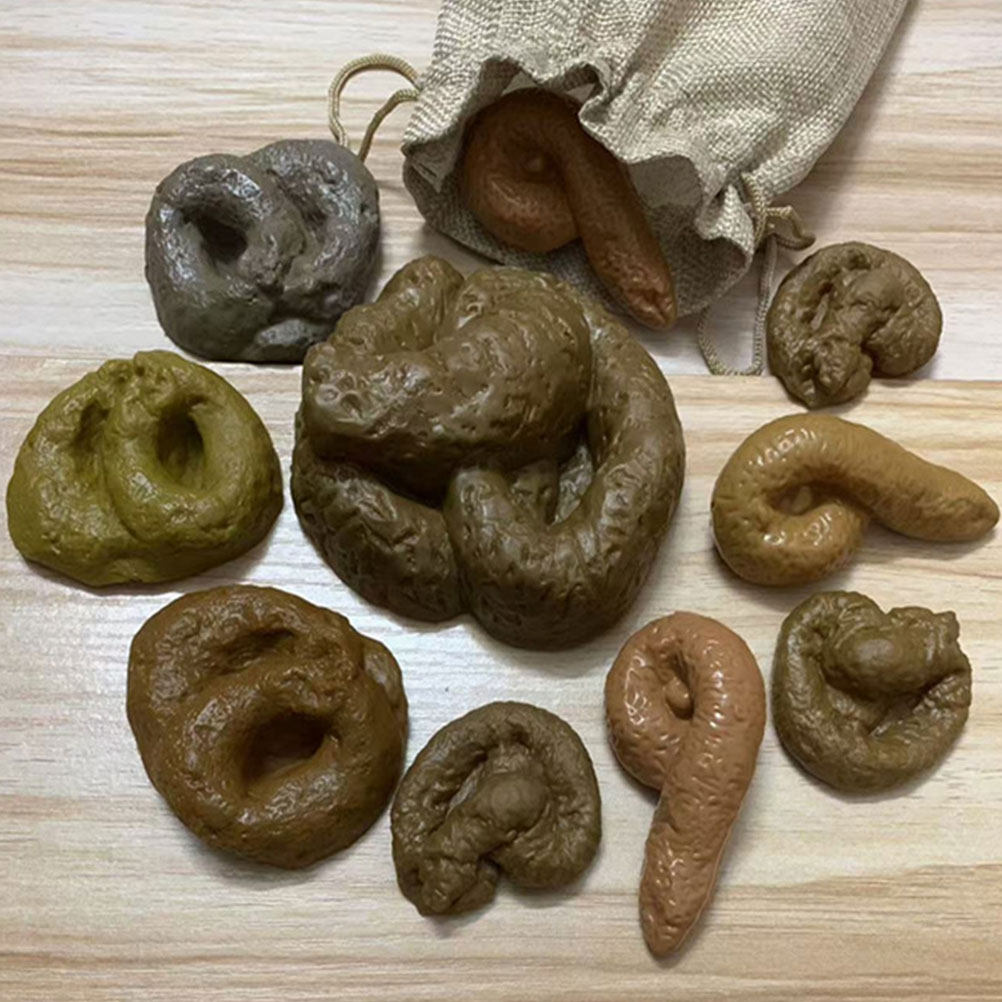 10Pcs Realistic Fake Poop Pran - Fake Poop Gag Gift 评论和价格