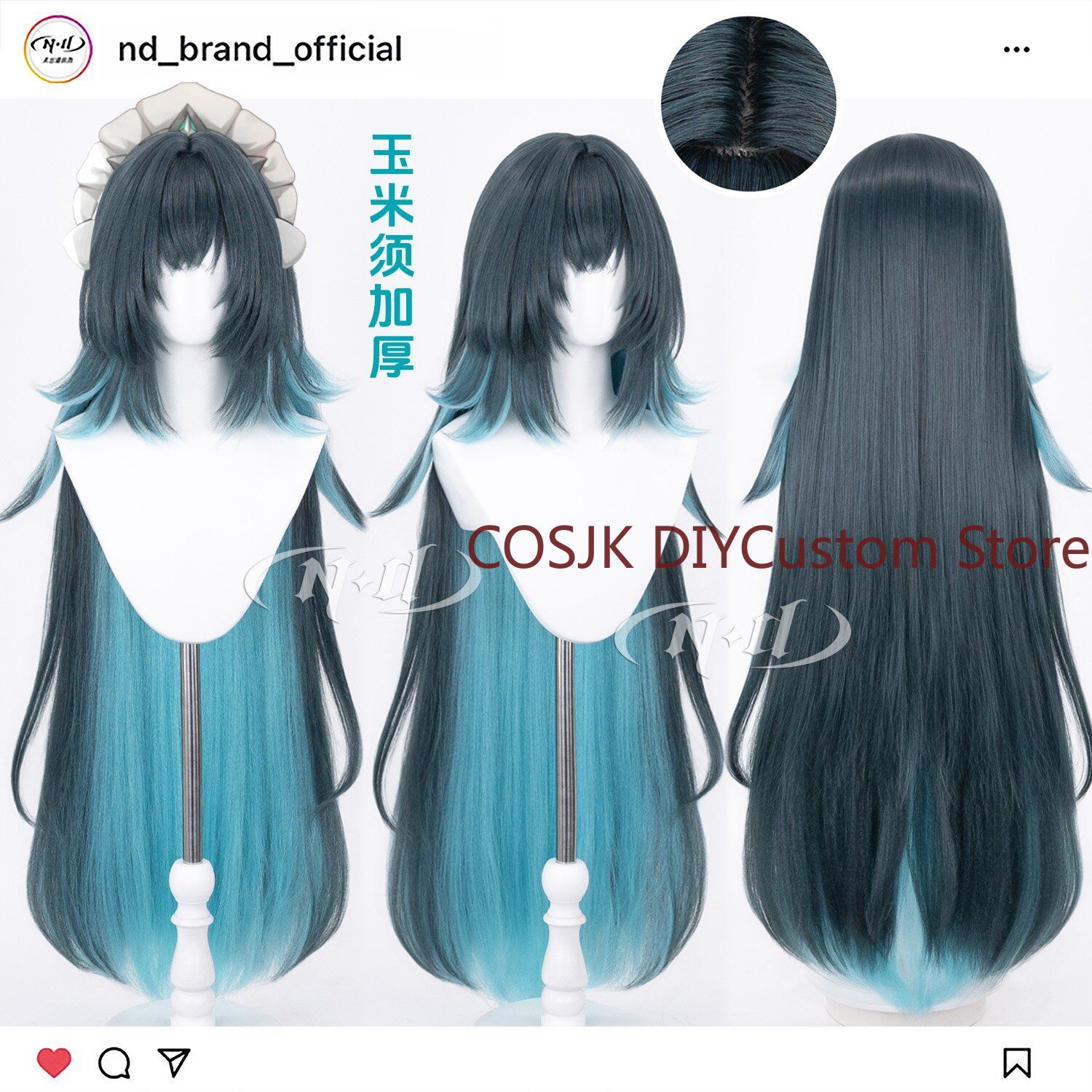 110cm Anime Danica Genshin Imp - Anime Cosplay Wig Heat Resistant 评论和价格