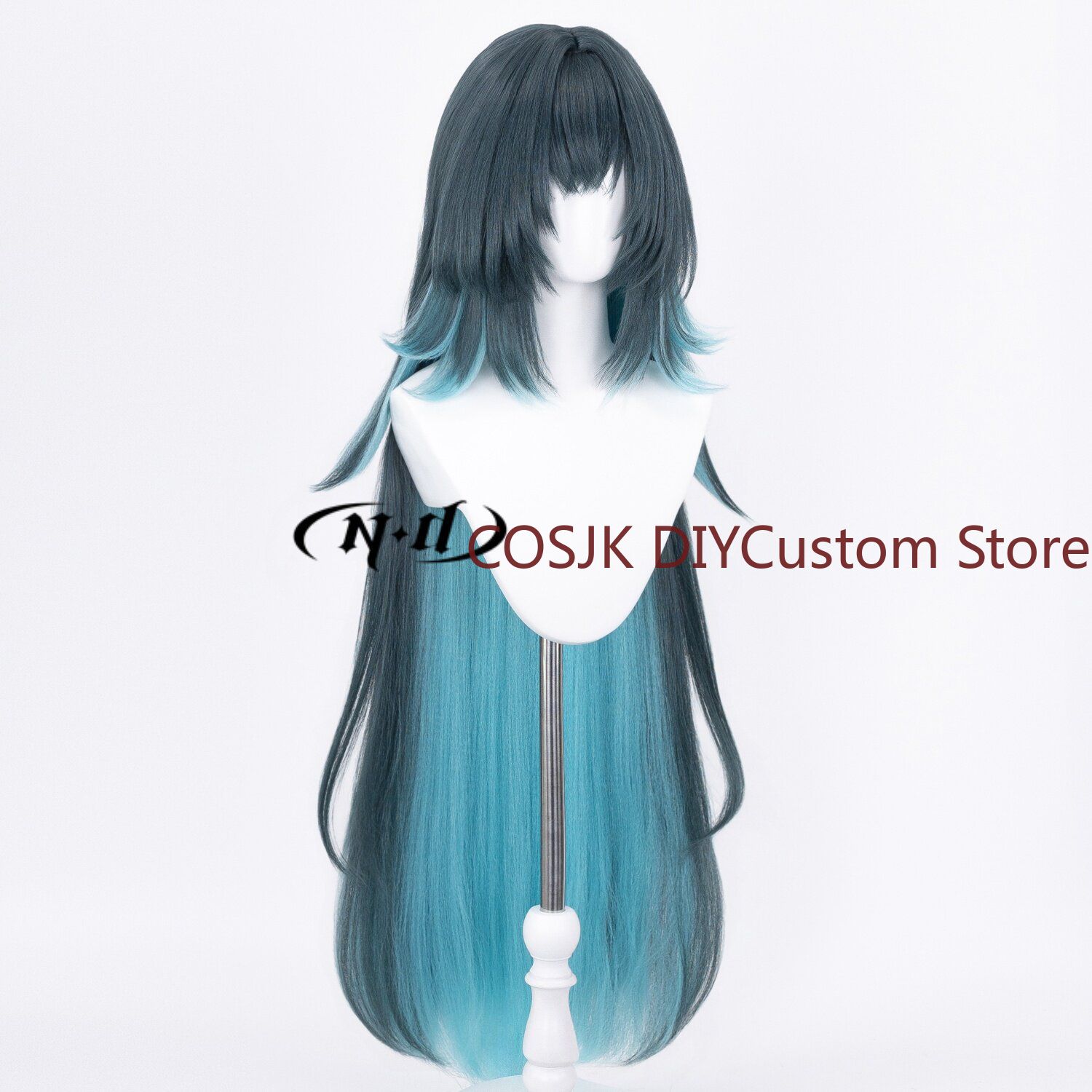 110cm Anime Danica Genshin Imp - Anime Cosplay Wig Heat Resistant 评论和价格