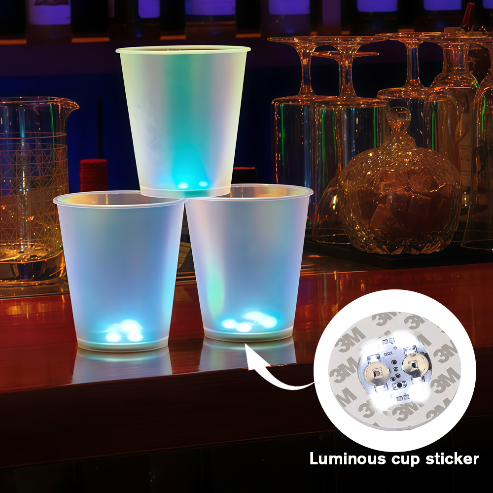 10pcs LED Glow in The Dark Cup - Glow In The Dark Party Glasses 评论和价格