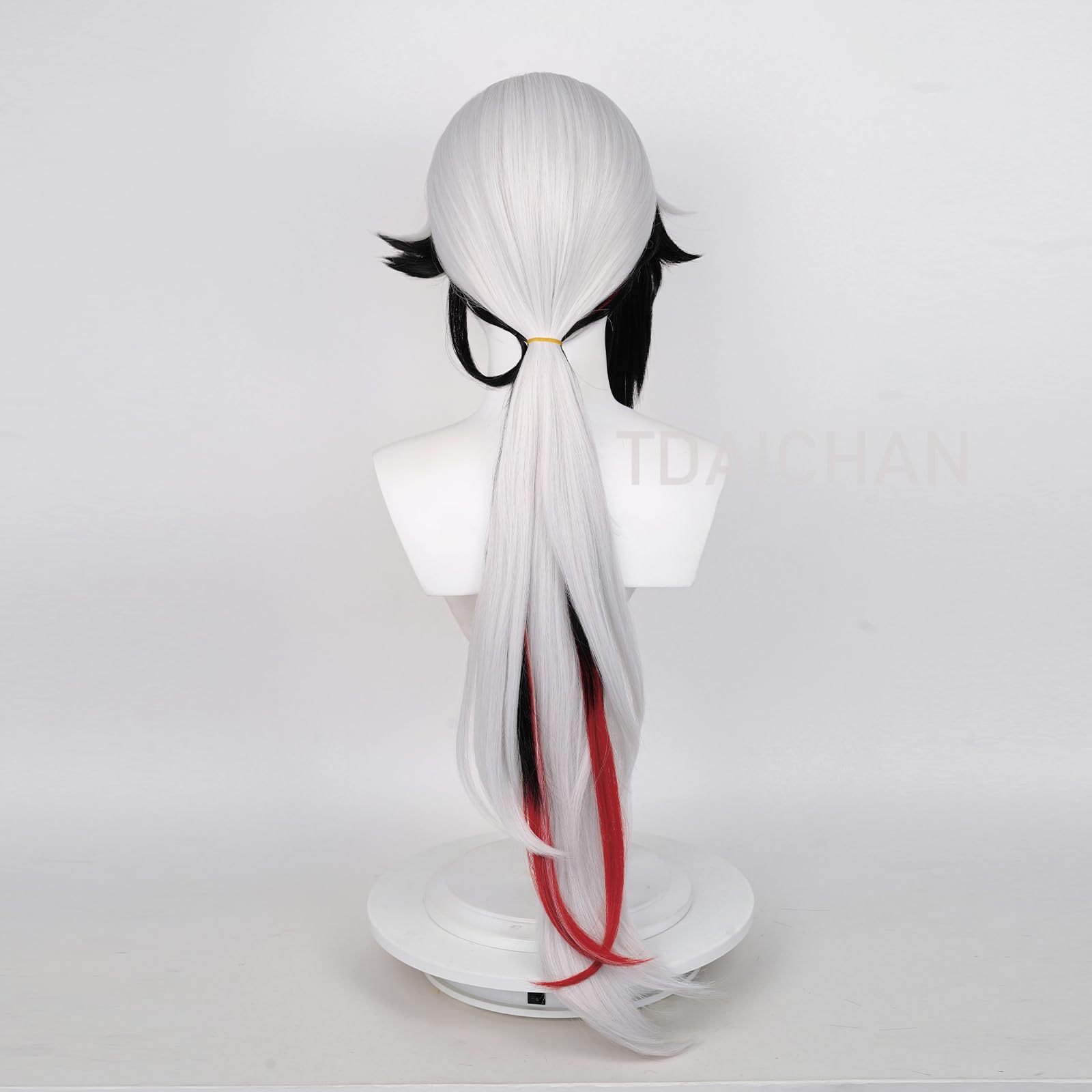 Genshin Impact Arlecchino Cosp - Anime Cosplay Wig Heat Resistant 评论和价格