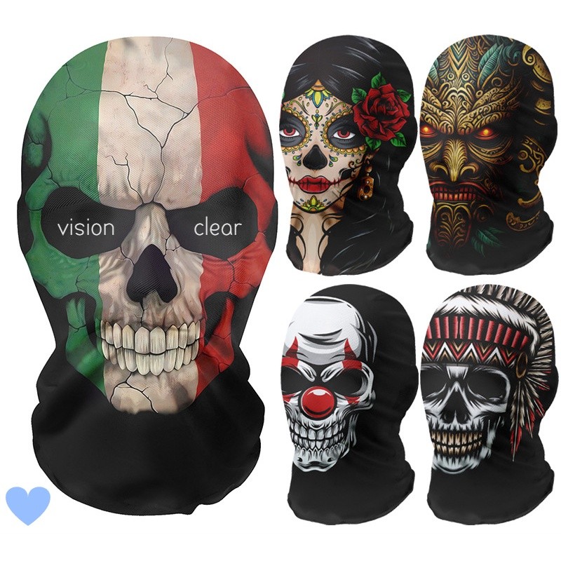 Skeleton Full Face Fashion Hea - Led Purge Mask Halloween 评论和价格