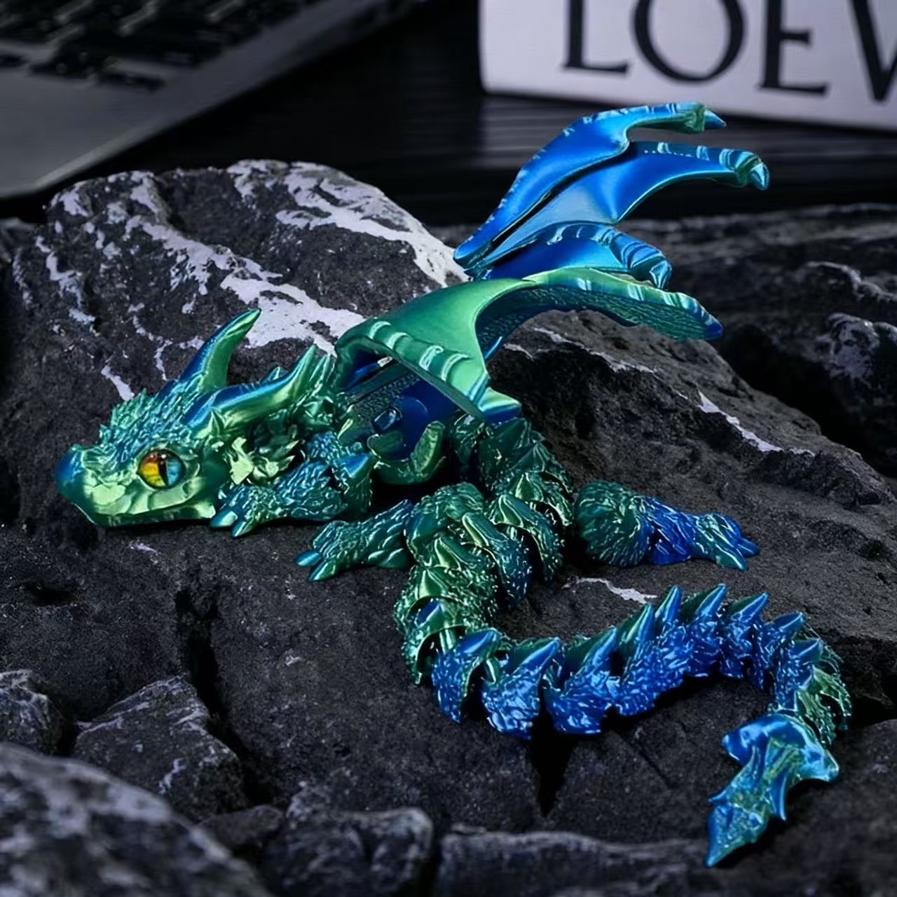 3D Printed Wyvern Dragon with  - Novelty Gifts 评论和价格