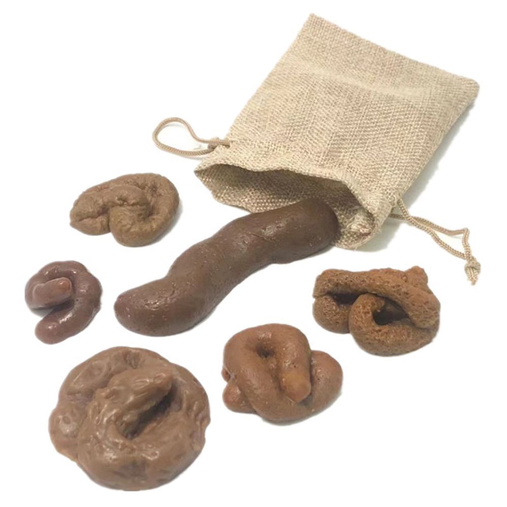 6Pcs Joke Gadget Squish Fool's - Fake Poop Gag Gift 评论和价格