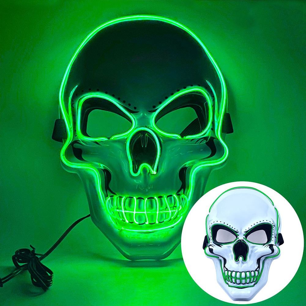 Fashion Horror Halloween Skull - Led Purge Mask Halloween 评论和价格