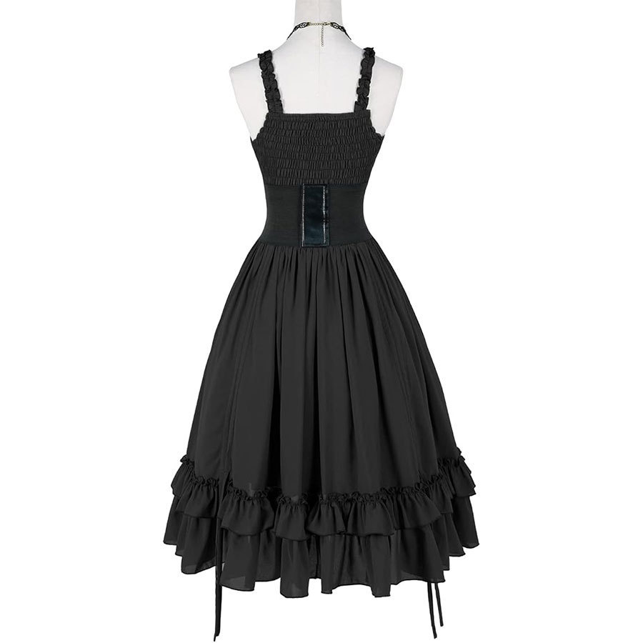 Women Gothic Dress Corset Slip - Medieval Renaissance Dress Women 评论和价格
