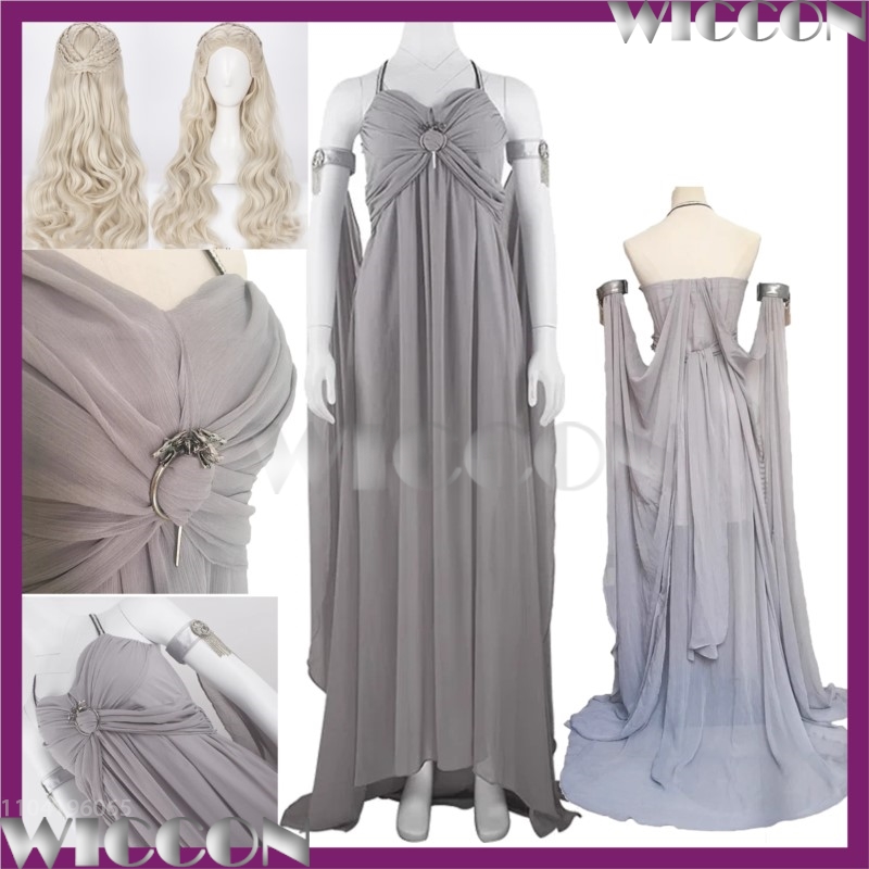 Medieval Ceremonial Dress Daen - Medieval Renaissance Dress Women 评论和价格