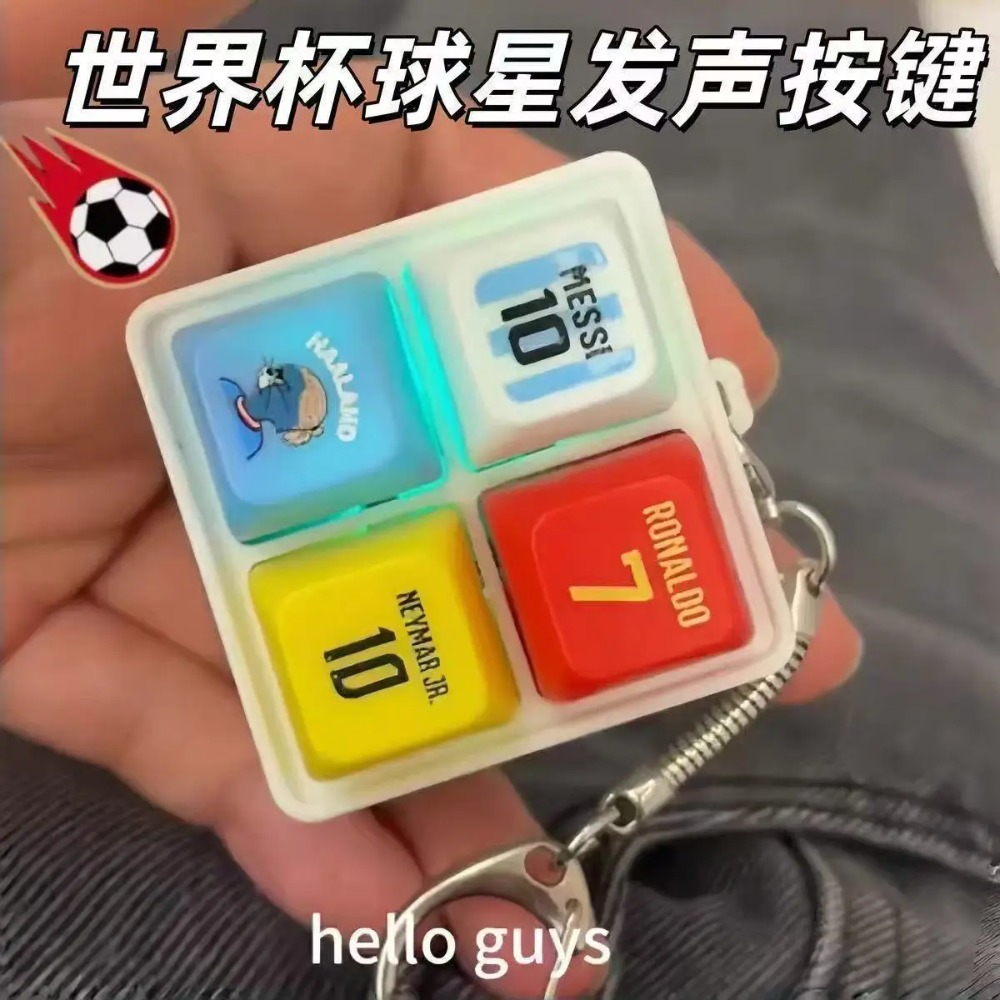 Haaland Fun Button Keychain So - Prank Toys 评论和价格