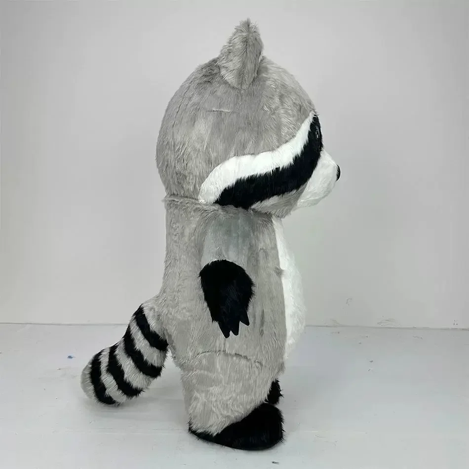 Grey Plush Inflatable Raccoon  - Costumes 评论和价格