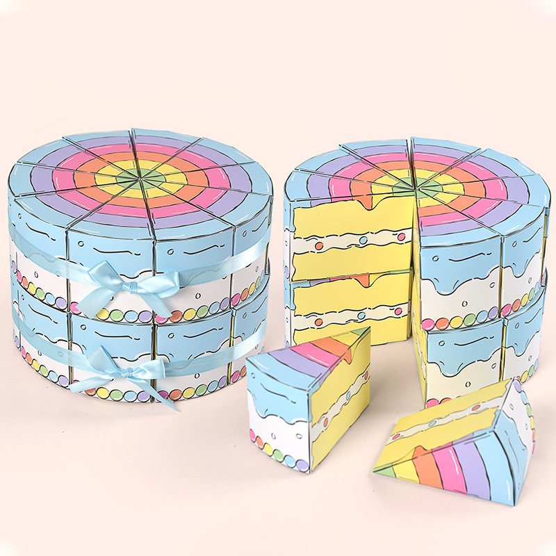 Triangular Cake Shaped Paper G - Party Supplies 评论和价格