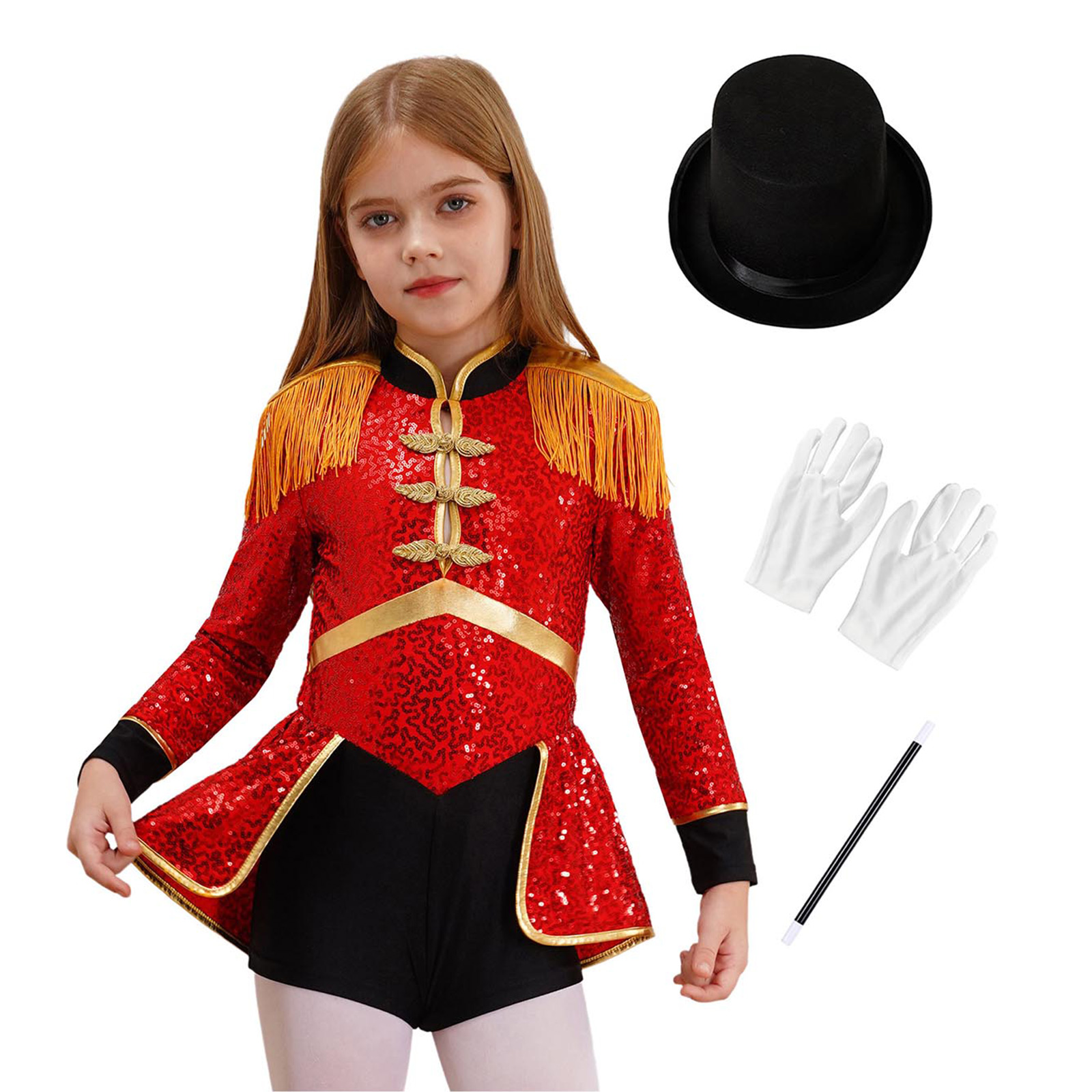 Kids Girl Circus Ringmaster Li - Medieval Renaissance Dress Women 评论和价格