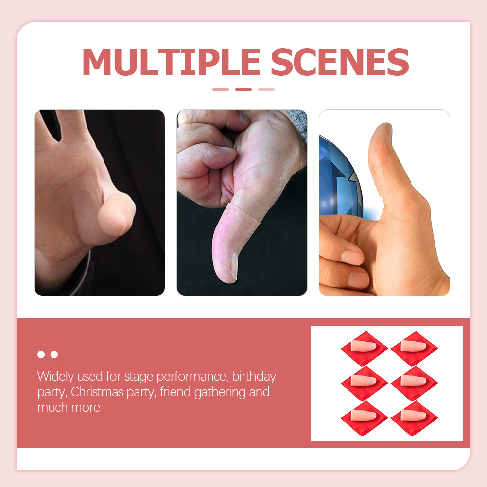 Disappearing Silk Magic Trick  - Thumb Tip Magic Trick Set 评论和价格