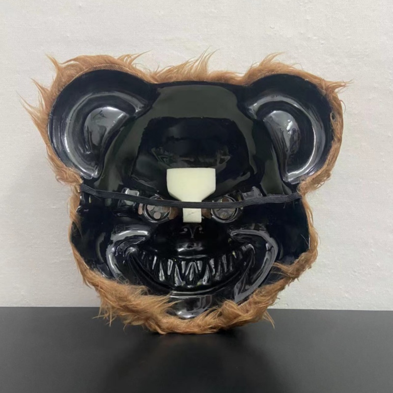 Bloody Plush Bear Mask Hallowe - Led Purge Mask Halloween 评论和价格