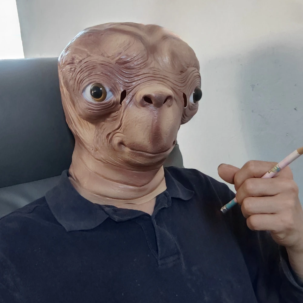 The Extra-Terrestrial Cosplay  - Latex Alien Mask Realistic 评论和价格