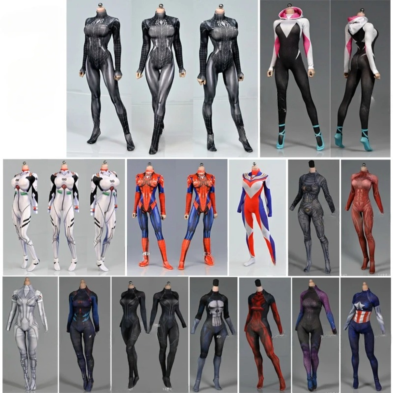 Jumpsuits Model 1/6 Anime Girl - Spiderman Jumpsuit Kids 评论和价格