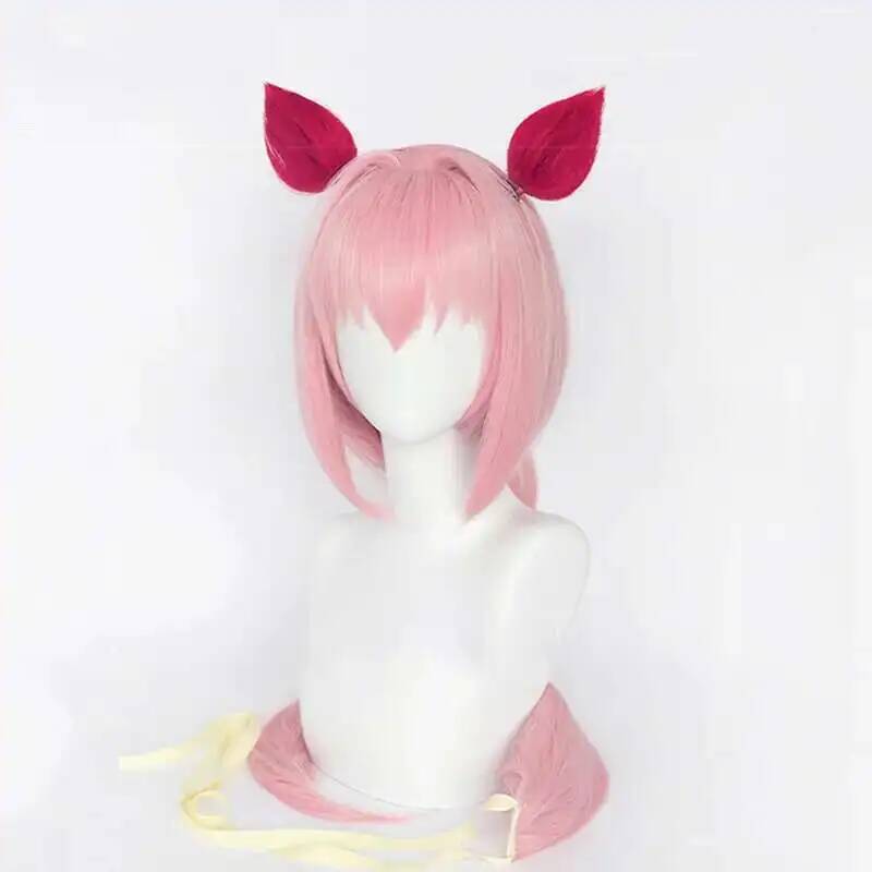 Uma Musume Haru Urara Cosplay  - Anime Cosplay Wig Heat Resistant 评论和价格
