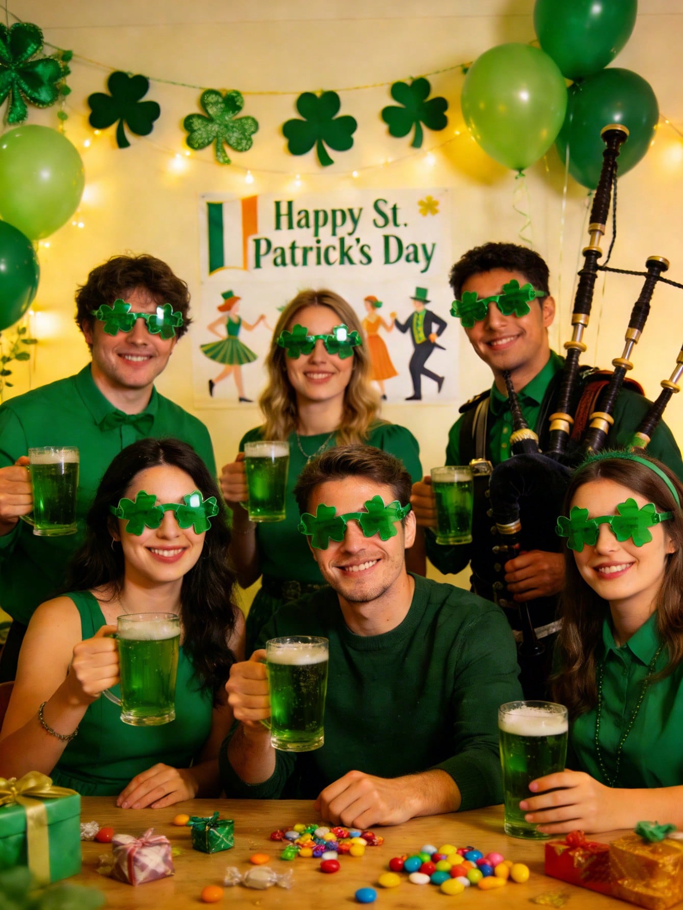 12/6/1 Pair St. Patrick's Day  - Party Supplies 评论和价格