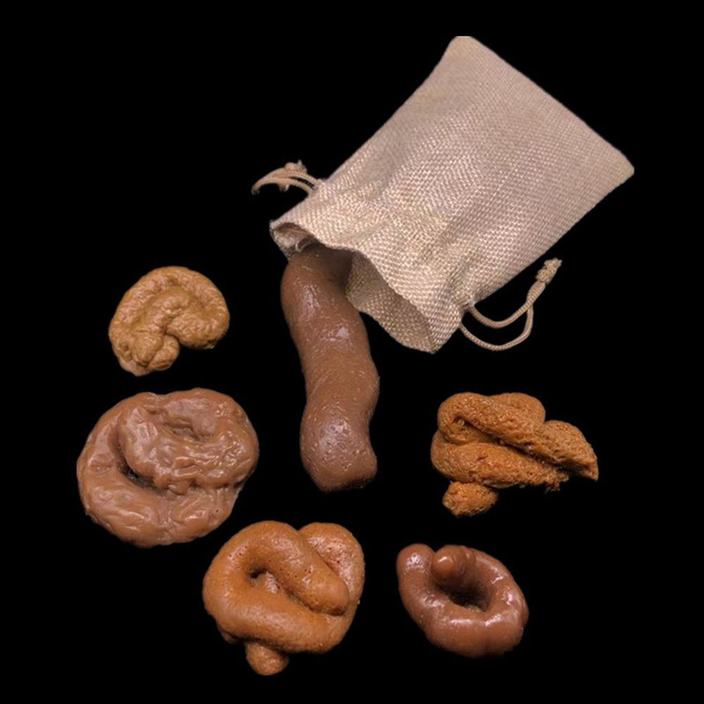 6Pcs Turd Tricky  Antistress F - Fake Poop Gag Gift 评论和价格