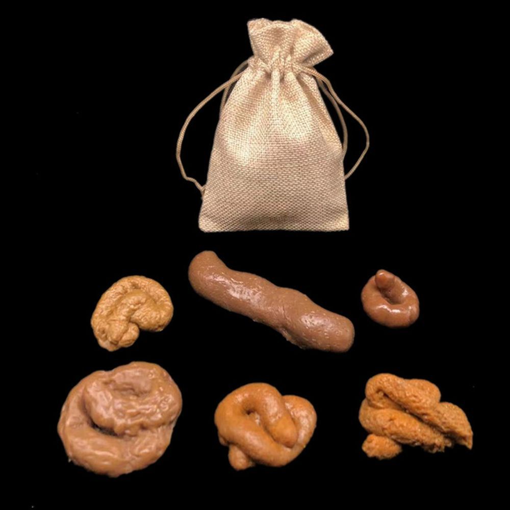 6Pcs Turd Tricky  Antistress F - Fake Poop Gag Gift 评论和价格