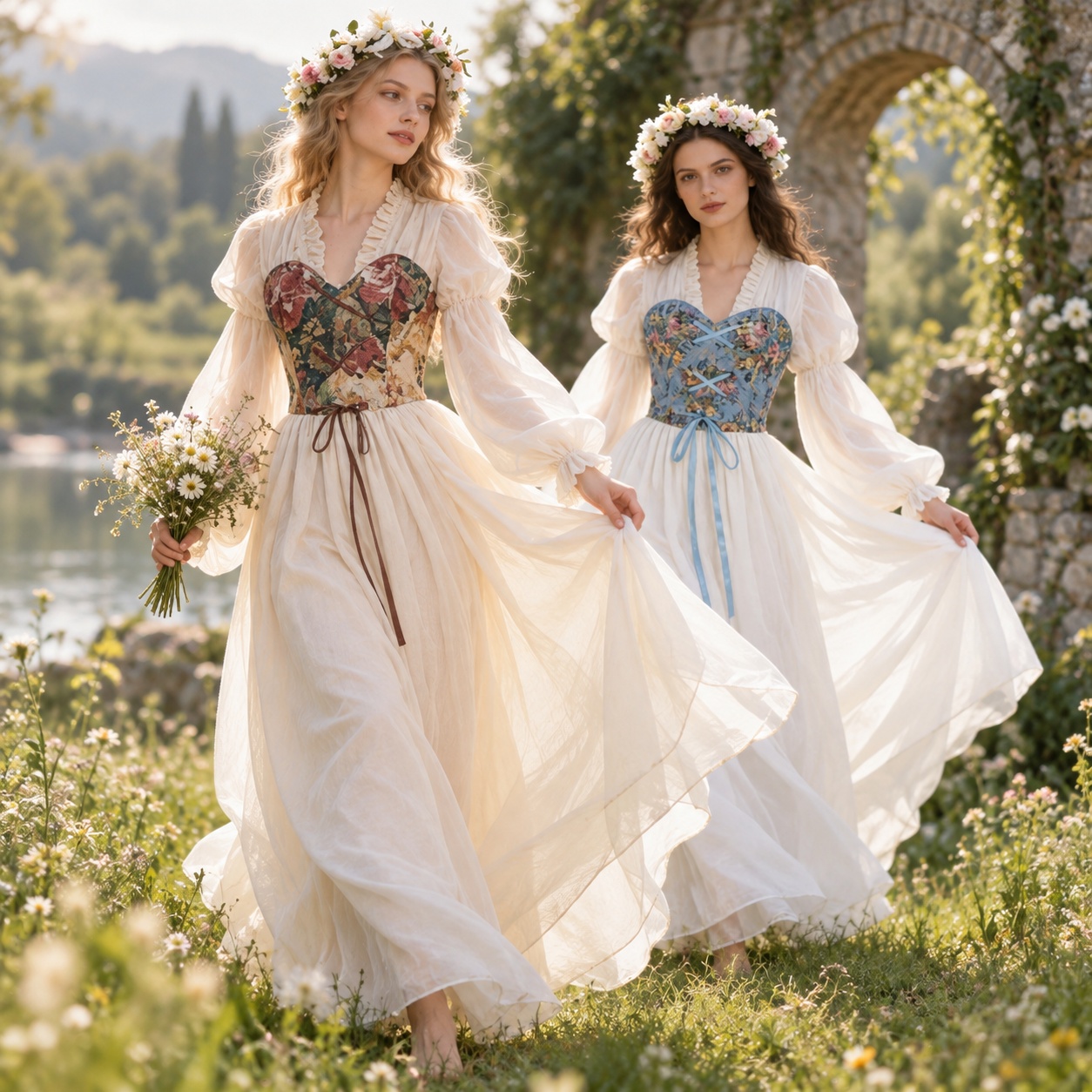 Renaissance Style Corset Waist - Medieval Renaissance Dress Women 评论和价格