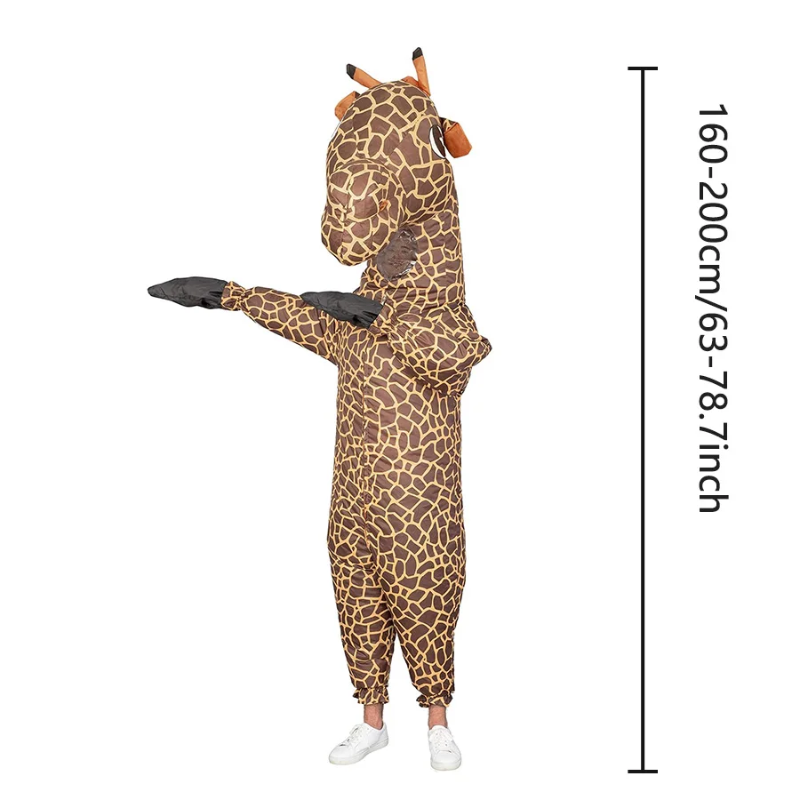 Adult Unisex Giraffe Inflatabl - Inflatable Dinosaur Costume Adult 评论和价格