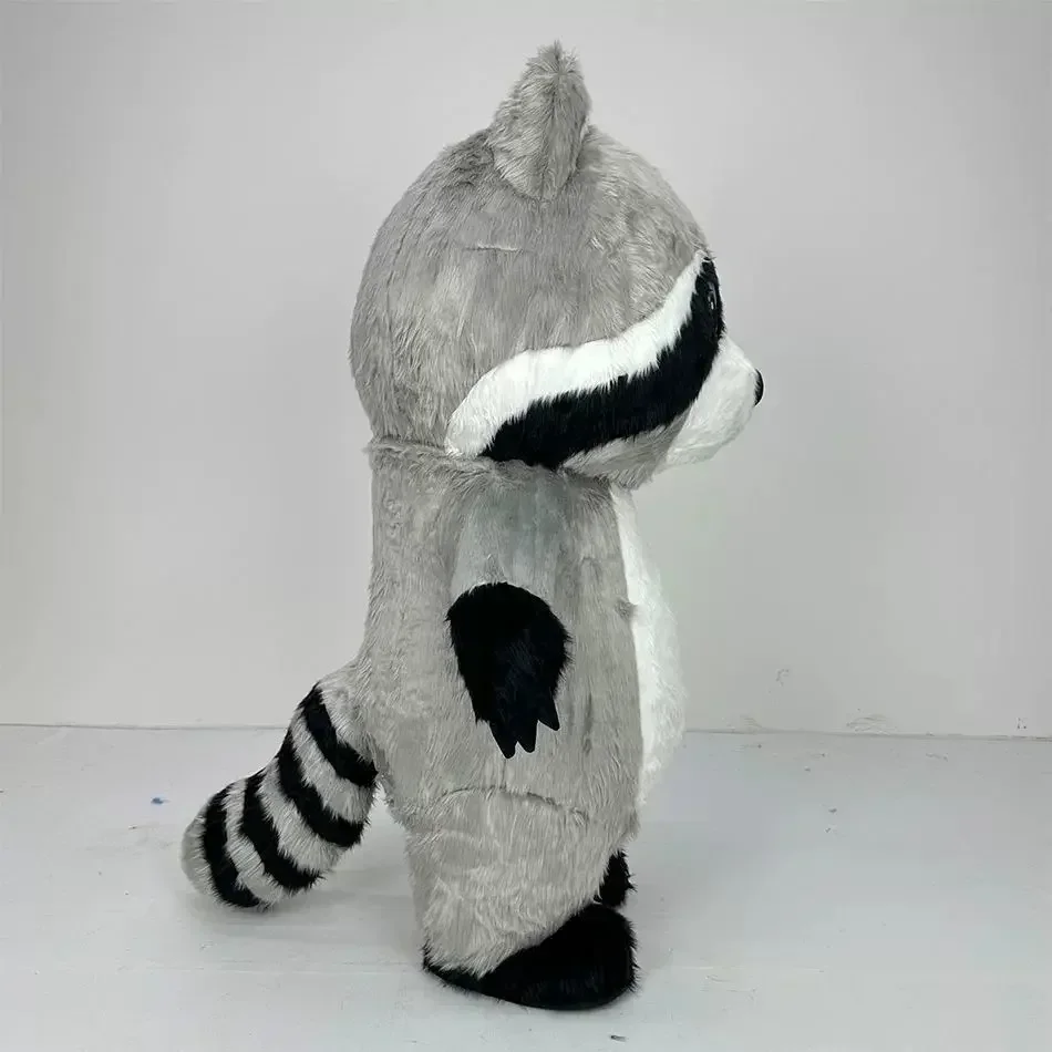 Grey Plush Inflatable Raccoon  - Costumes 评论和价格