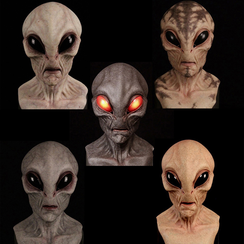1pc, Alien Mask - Realistic la - Latex Alien Mask Realistic 评论和价格