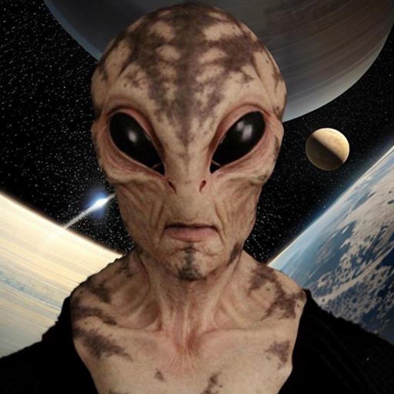 1pc, Alien Mask - Realistic la - Latex Alien Mask Realistic 评论和价格